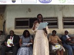 Discours du chef service santé du District de Nylon, Dr NGUELE: cliquer pour aggrandir